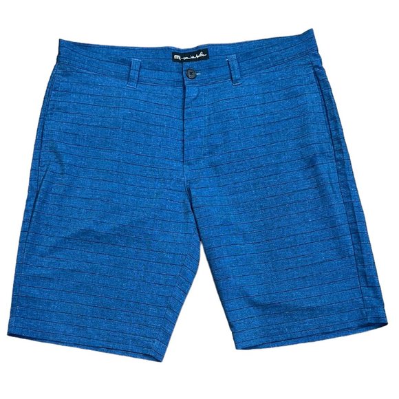Travis Mathew Other - Men's Travis Mathew 11" Golf Shorts Blue/Black‎ Size 36